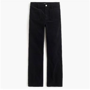 Black Cropped Corduroy J Crew Pants size 29